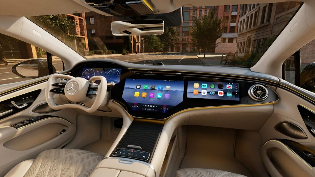 Mercedes-Benz EQS 580 4MATIC: премиальный электрический лифтбек нового поколения