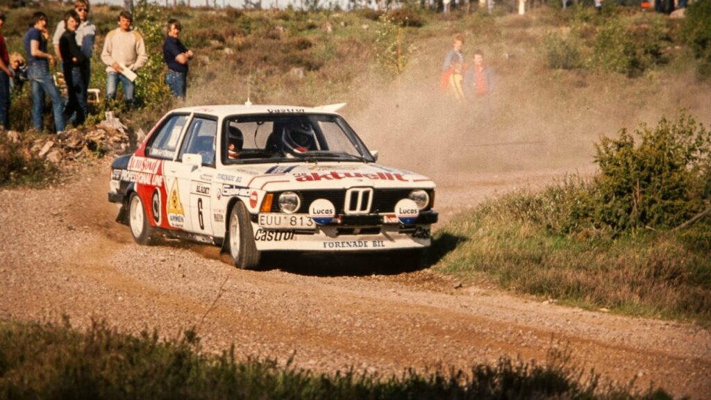 Исторический момент в ралли: BMW 323i на Ралли Южной Швеции 1982 года