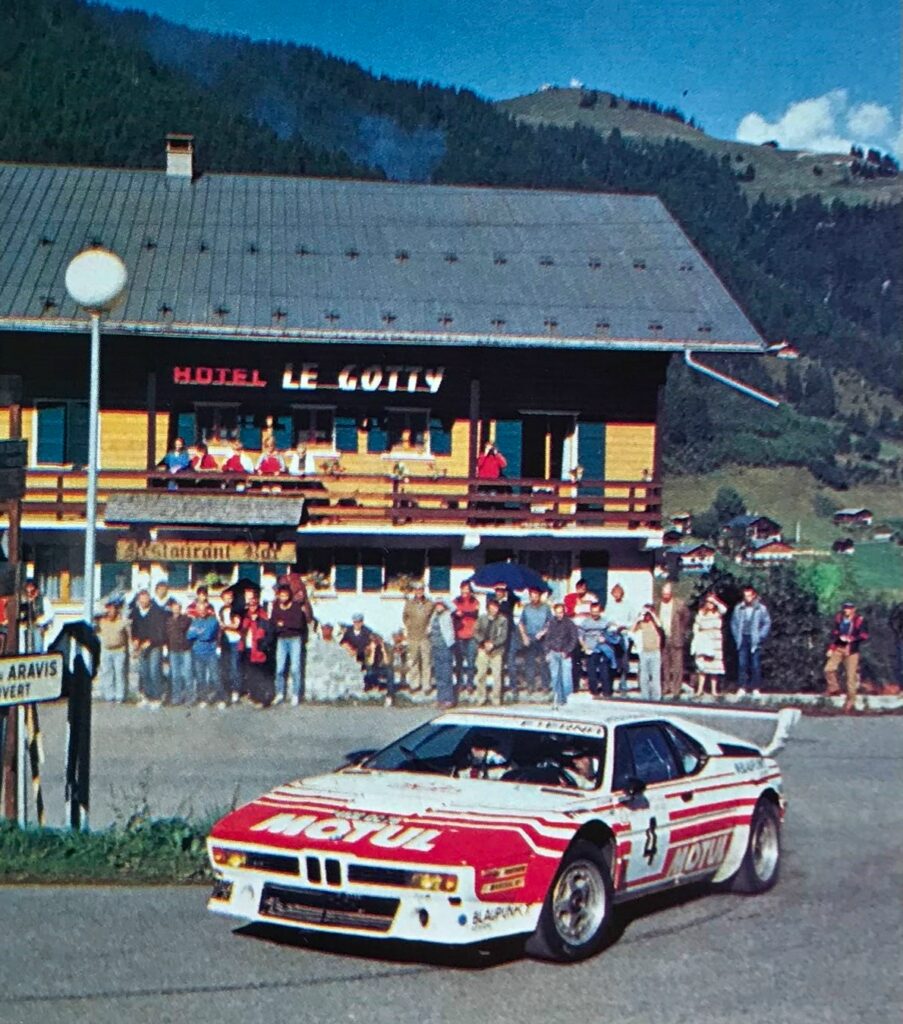 Исторический этап ралли Монблан 1984 года: BMW M1 и пилоты Бернар Беген и Жан-Жак Ленне