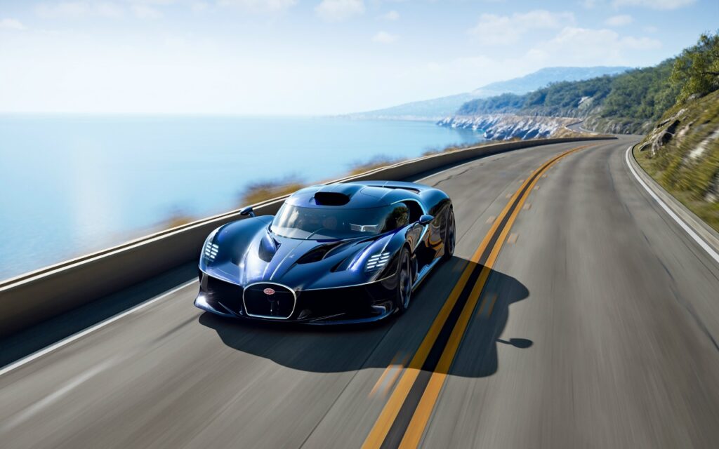 Bugatti Destrier: Новый гиперкар на базе трекового Bolide с уникальным дизайном и мощностью 1600 л.с.