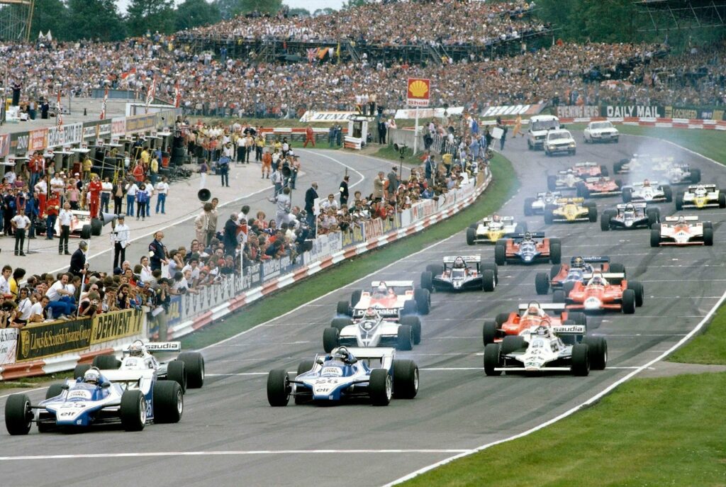 Гран-при Великобритании 1980 года: старт с поула Дидье Пирони на Ligier JS11/15