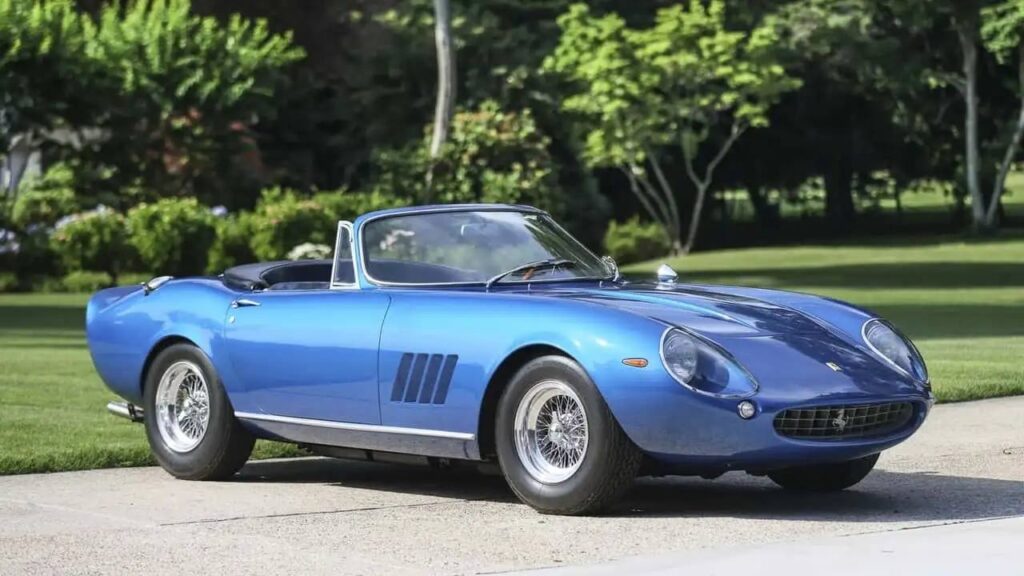 Редкий Ferrari Стива Маккуина выставлен на аукцион Gooding & Christie’s в Нью-Йорке