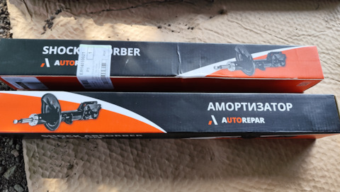 Обзор: Замена задних амортизаторов AUTOREPAR ER14010021 на Renault Logan перед зимним сезоном