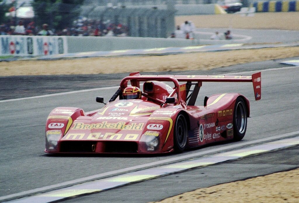 Исторический взгляд на Ferrari 333 SP на гонке 24 часа Ле-Мана 1998 года