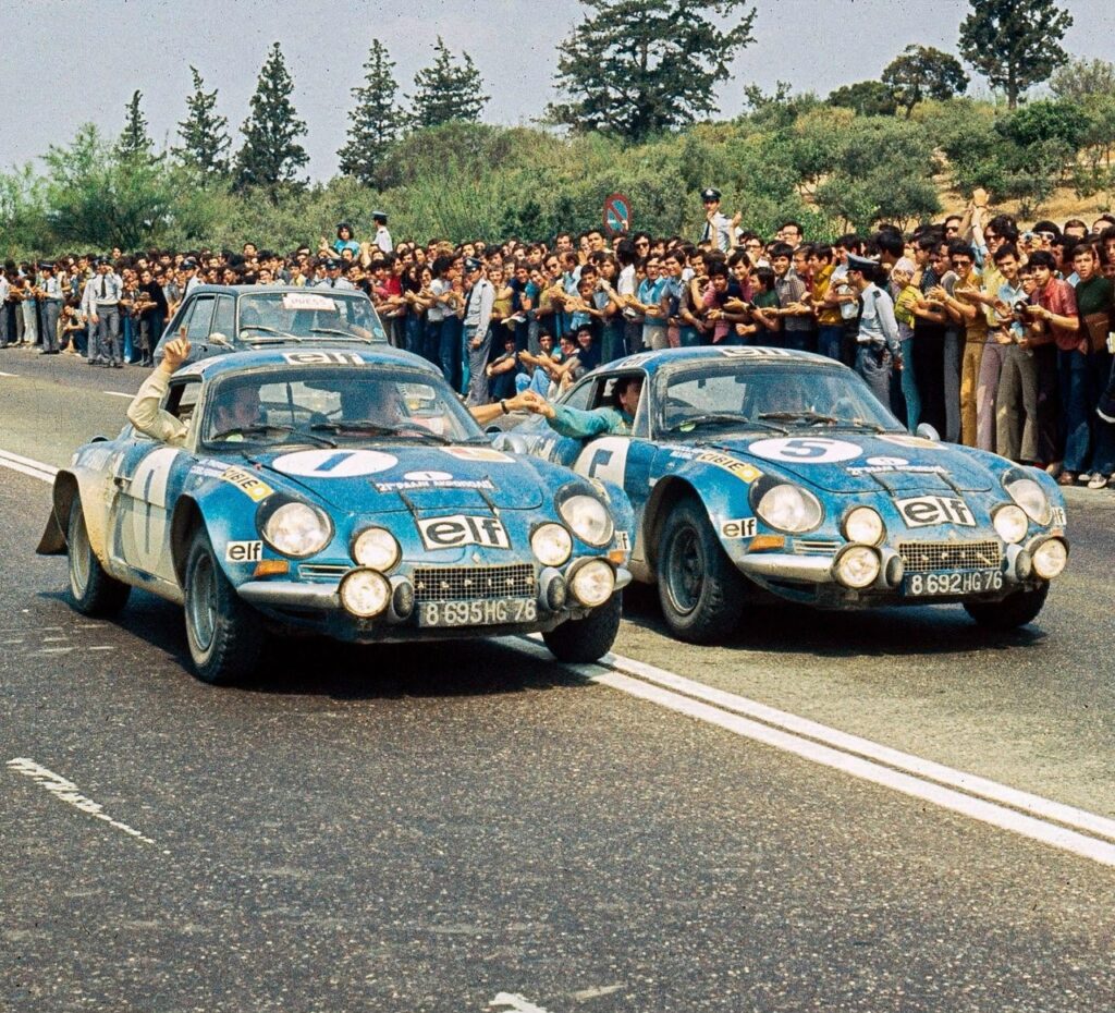 Исторический обзор этапа Ралли Акрополис 1973 года: экипажи Alpine-Renault A110 в мировом чемпионате