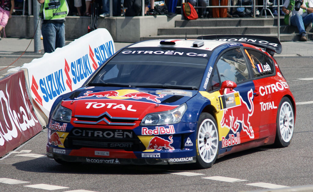 Citroën C4 WRC Лёба и Элены на Ралли Германии 2008
