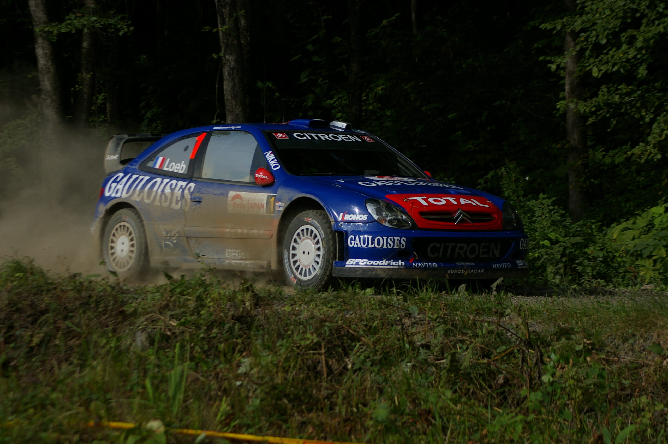 Citroën Xsara WRC Себастьяна Лёба на Ралли Японии 2006 года