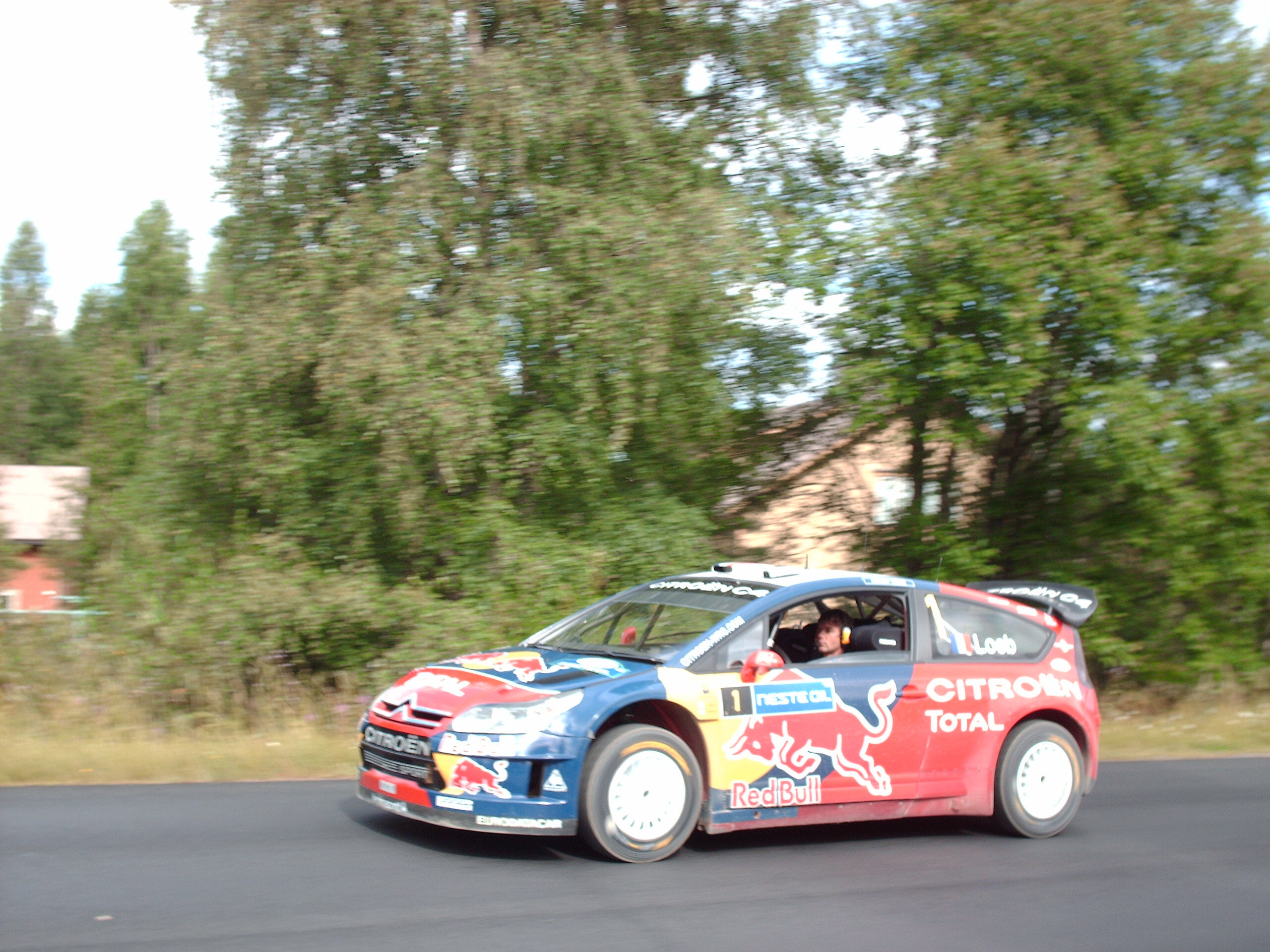 Себастьян Лёб на Citroën C4 WRC, Ралли Финляндии 2008 года