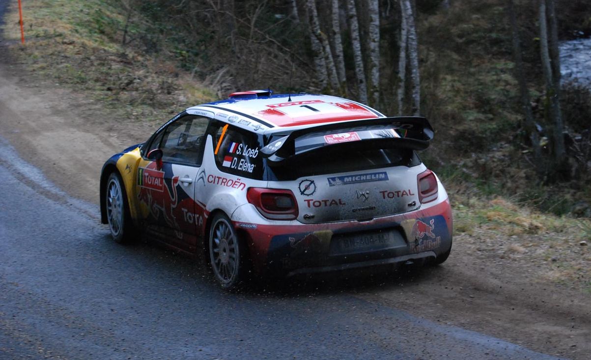 Экипаж Лёб—Элена на Citroën DS3 WRC, Ралли Монте-Карло 2012 года