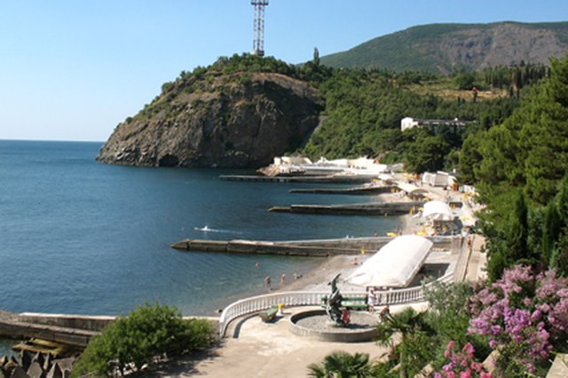 Санаторий Айвазовское, Крым, Алушта, пляж