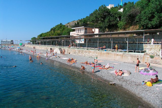 Санаторий Утес, Крым, Алушта, Утес, Партенит, пляж