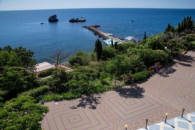 Санаторий Утес, Крым, Алушта, Утес, Партенит, пляж