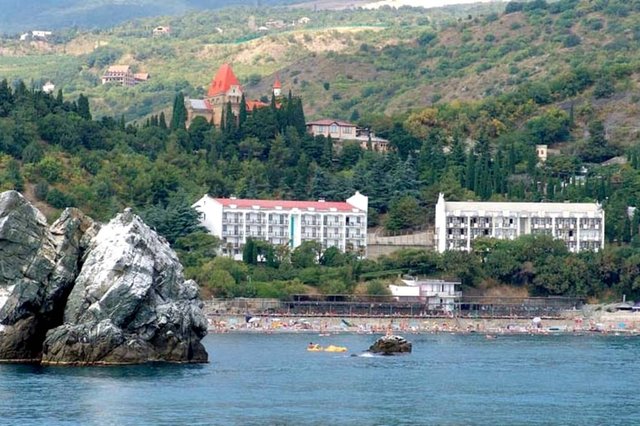 Санаторий Утес, Крым, Алушта, Утес, Партенит, территория