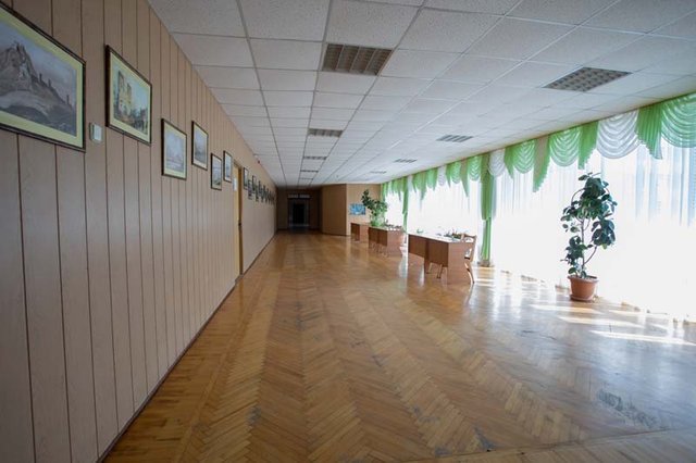 Пансионат Звездный, Крым, Судак, коридор, интерьер
