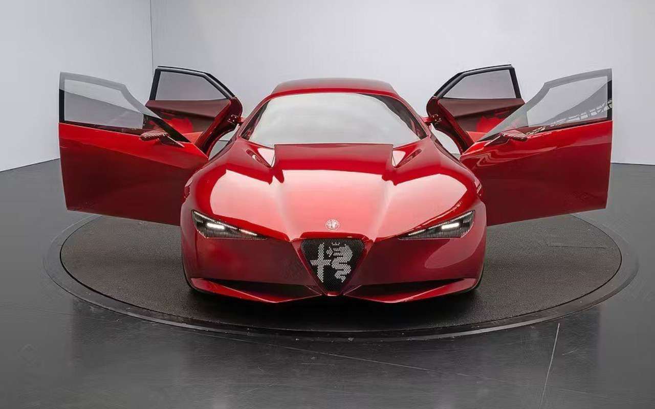 Alfa Romeo представила концепт четырехместного купе Cuorerosso