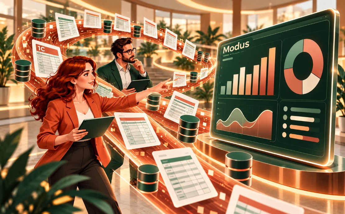 Modus проведёт вебинар об аналитике поверх решений 1С