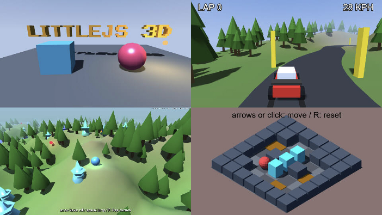 LittleJS получил 3D-рендер, редакторы уровней и инструменты для ИИ