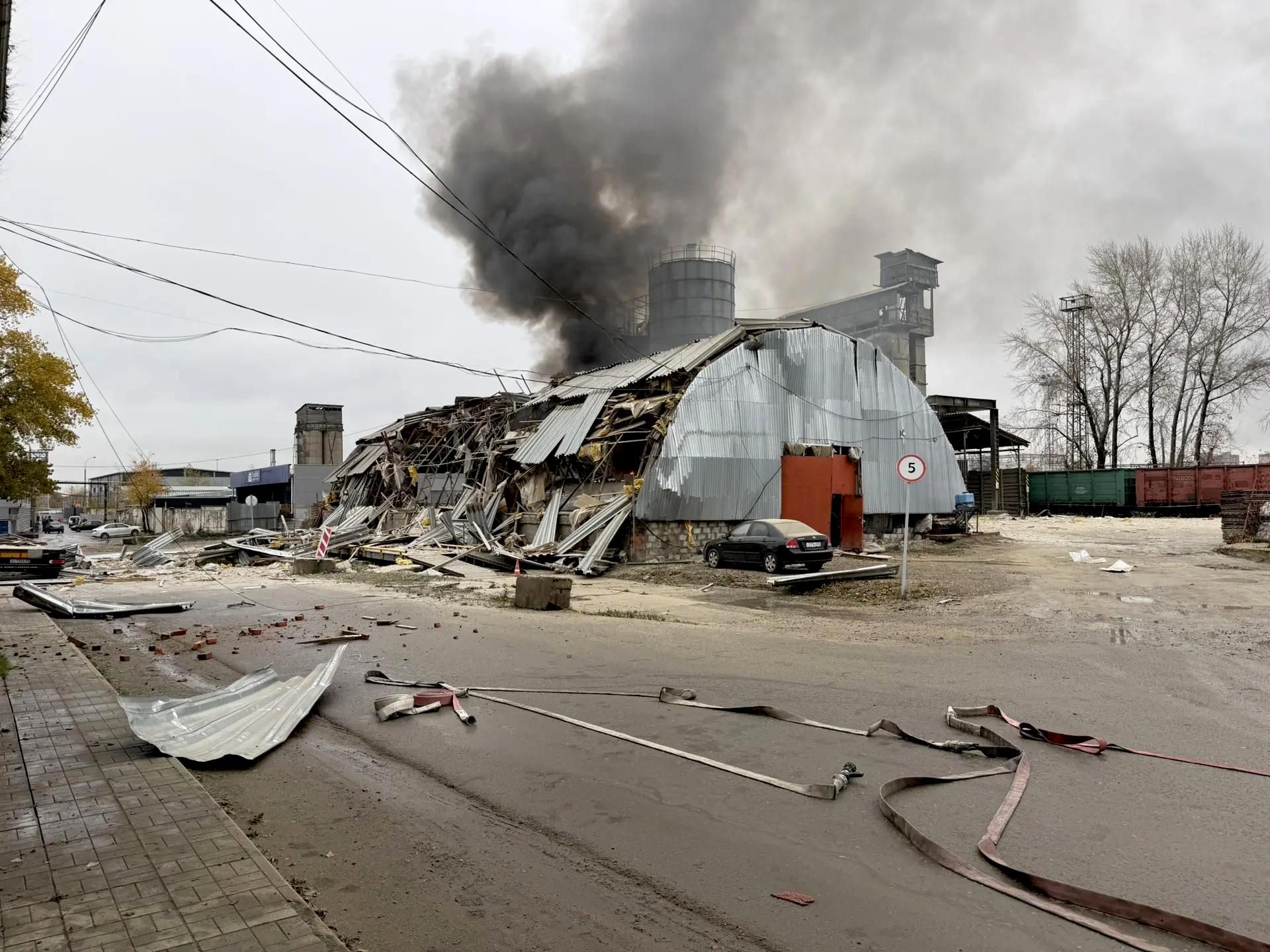 В Подольске возбудили уголовное дело после пожара на площадке заправки газовых баллонов