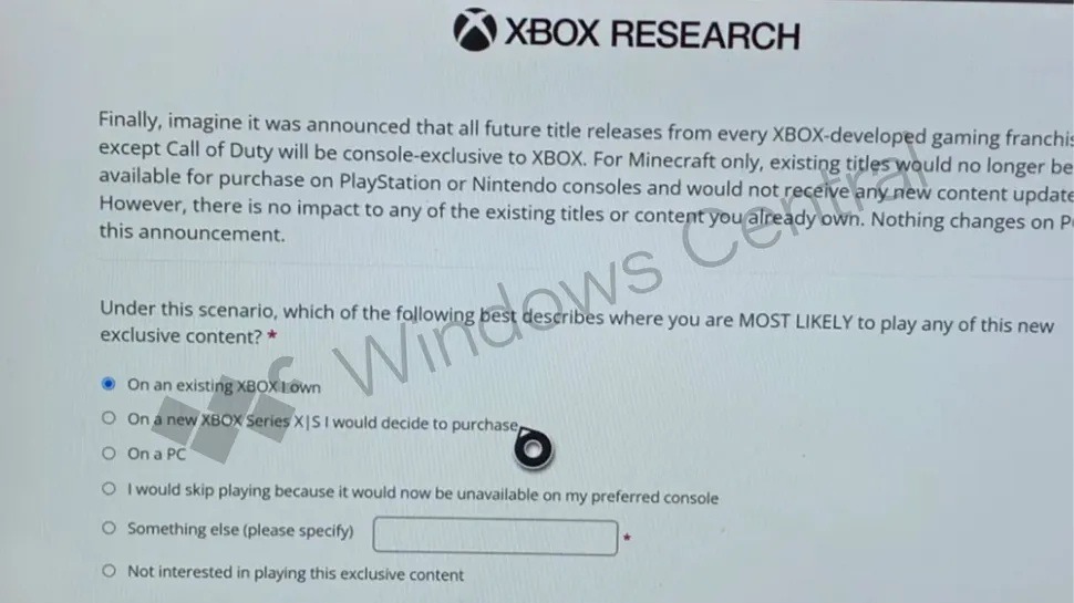 Microsoft проверяет реакцию игроков на возможный возврат к эксклюзивам Xbox
