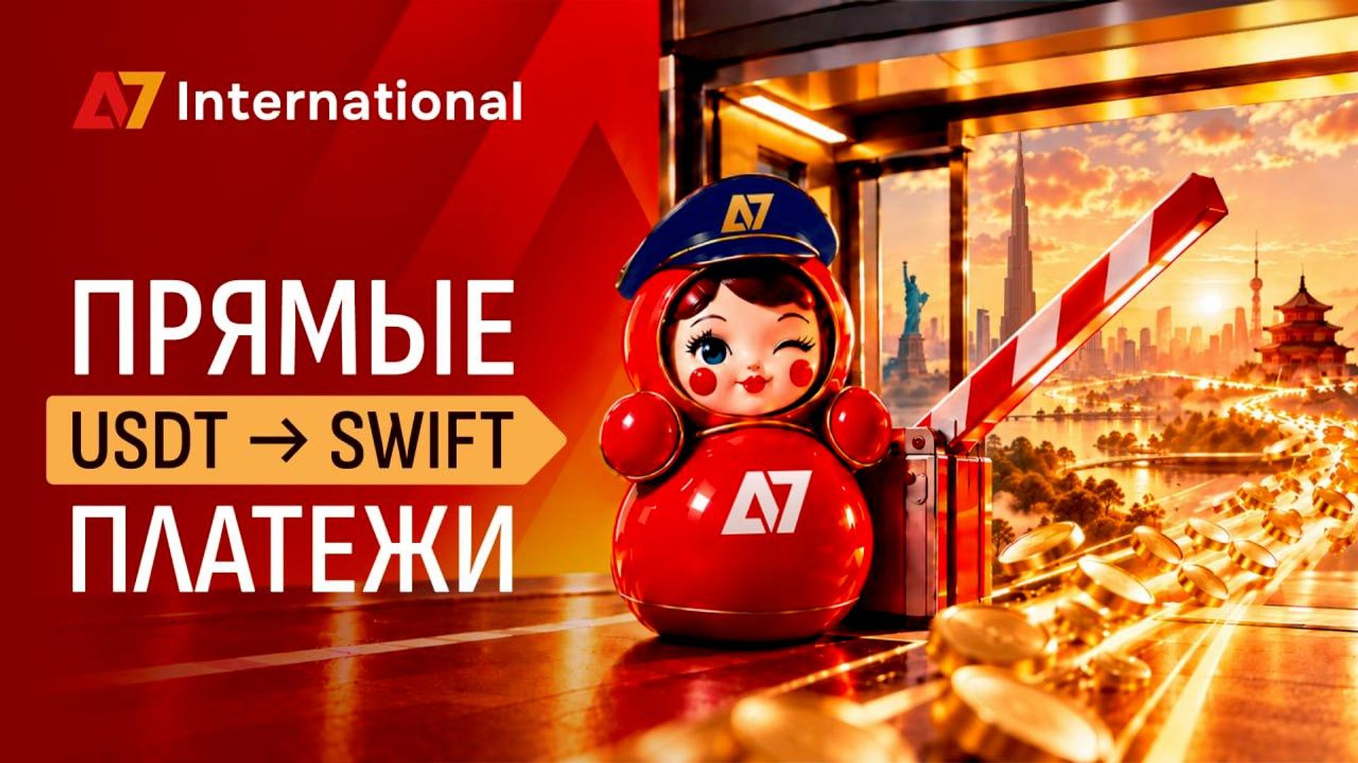 A7 запустила сервис международных расчетов через USDT и SWIFT