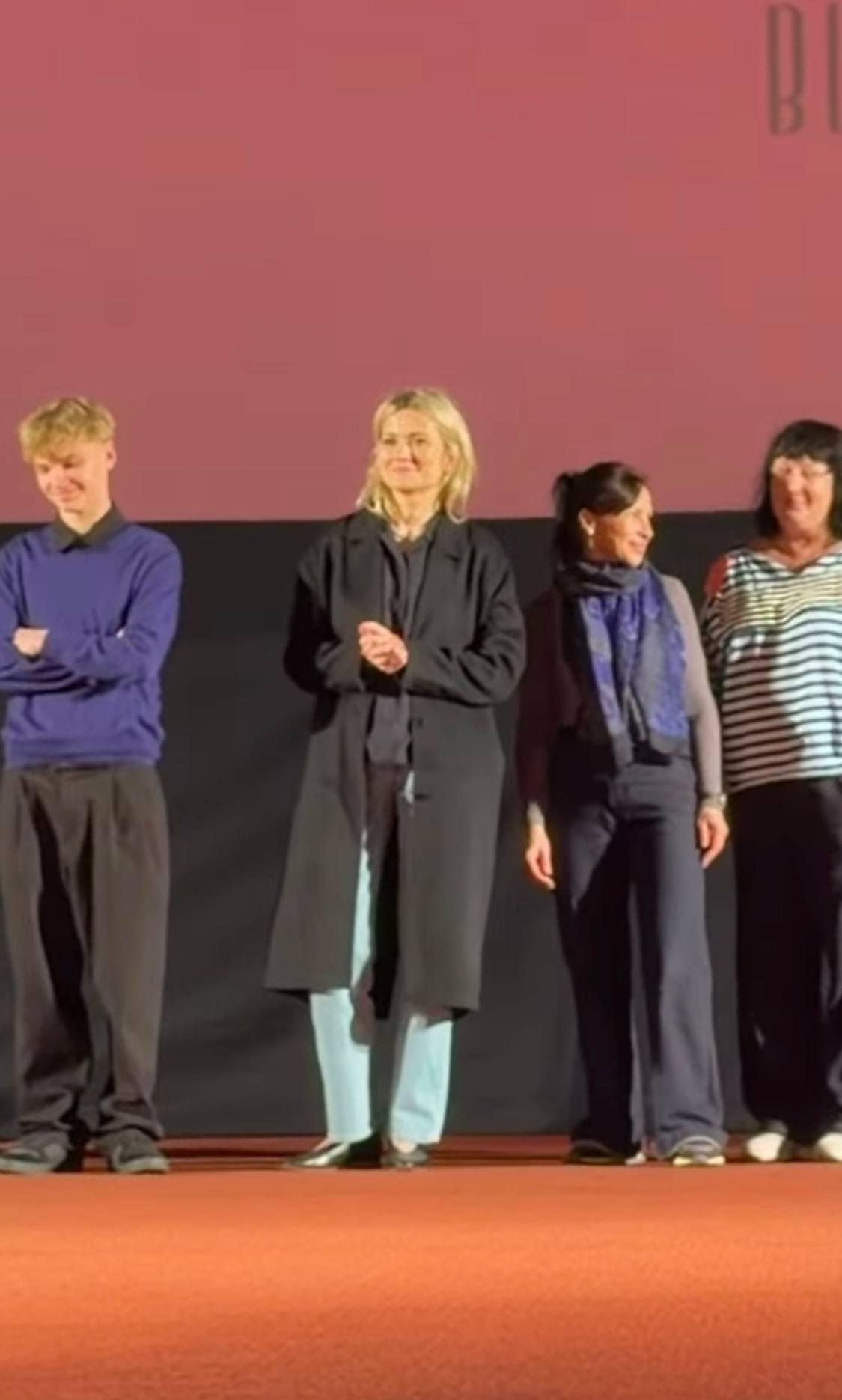 Надежда Михалкова впервые появилась на публике после свадьбы и рождения дочери