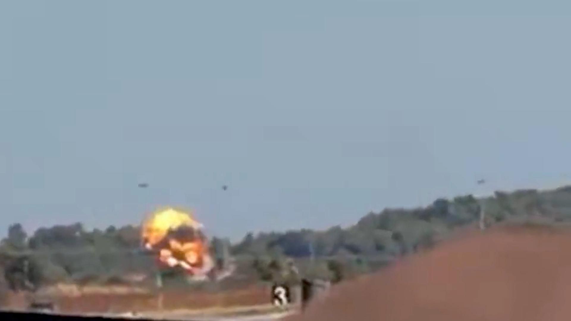 Истребитель Mirage-2000D разбился во время учебного полёта во Франции