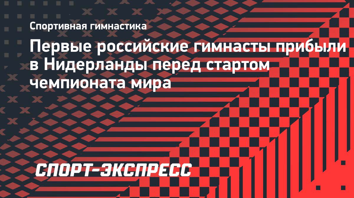 Четыре российских гимнаста прибыли в Амстердам перед чемпионатом мира