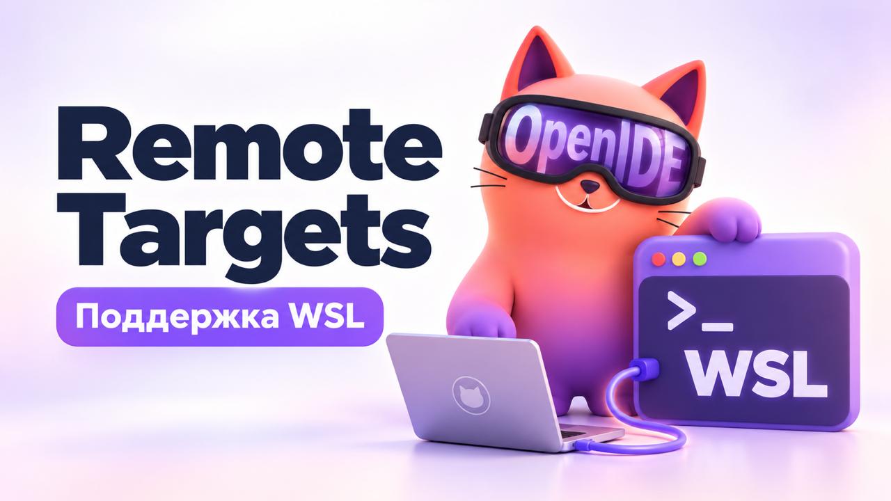 В OpenIDE появился плагин Remote Targets для работы с проектами в WSL