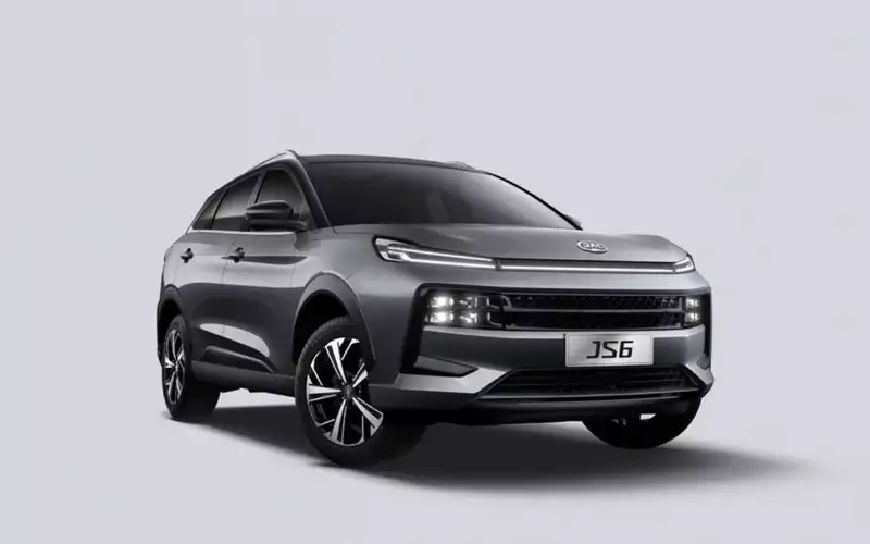 Обновлённый JAC JS6 вышел на рынок Казахстана