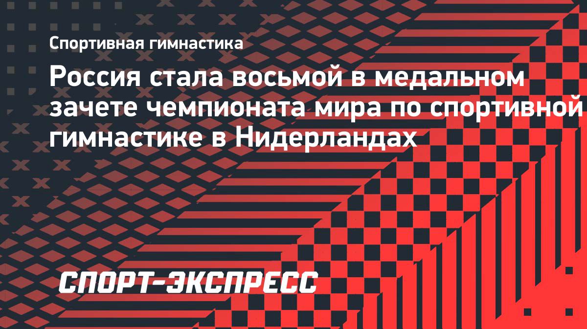 Сборная России заняла восьмое место на чемпионате мира по спортивной гимнастике