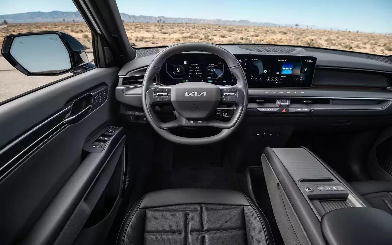 Kia обновила EV9: богатое оснащение и бесплатный овербуст