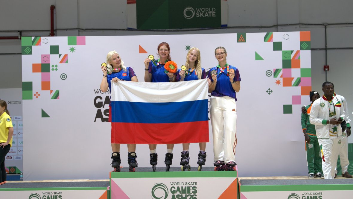 Россия завоевала 17 медалей на первой неделе World Skate Games