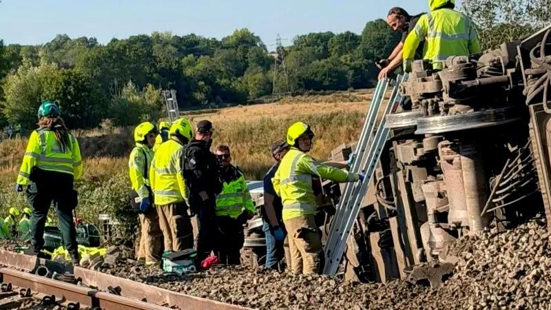 В Роквилле сошел с рельсов вагон грузового поезда