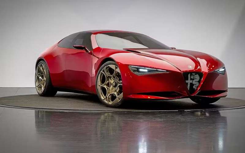 Alfa Romeo представила концепт четырехместного купе Cuorerosso