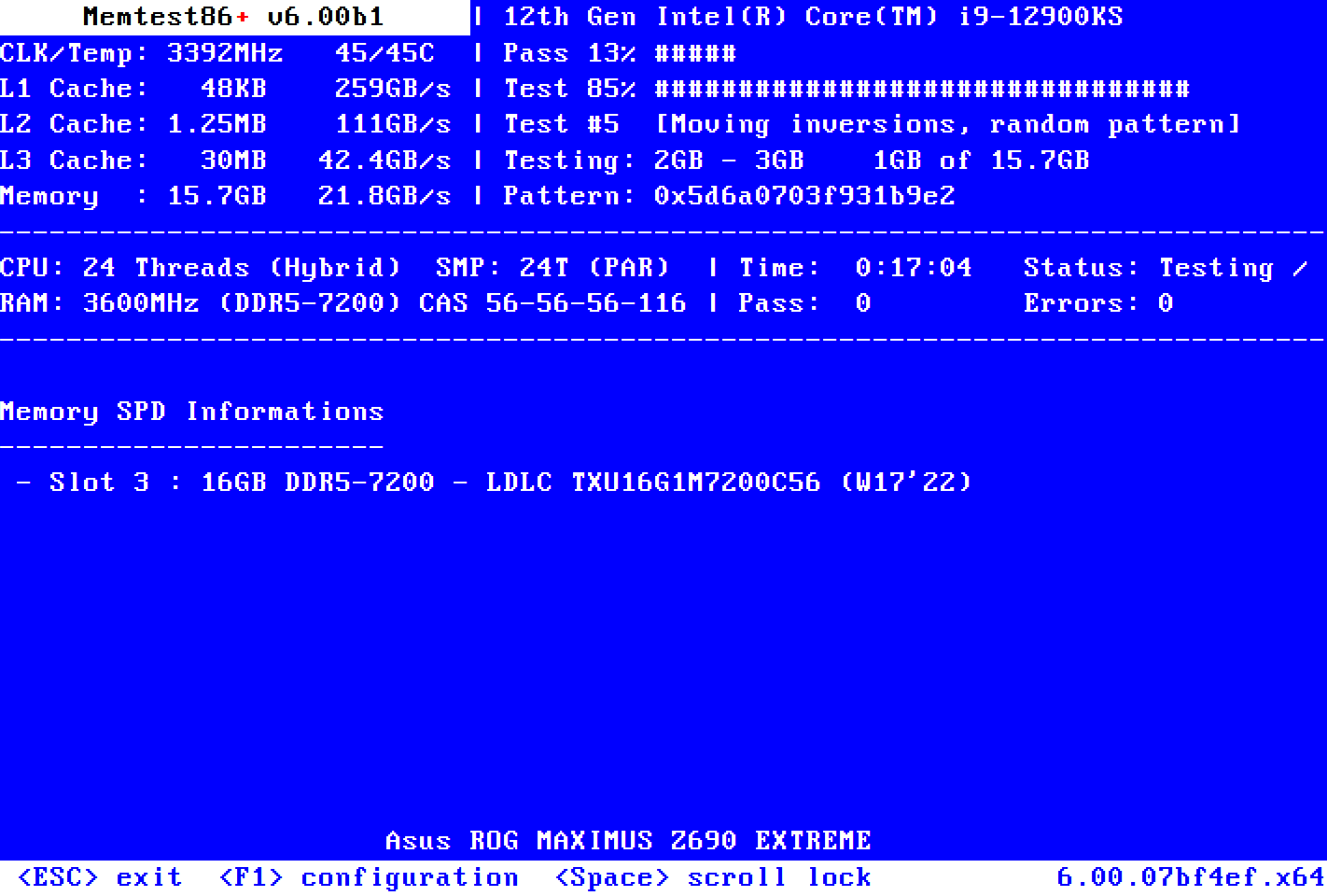 Memtest86+ 9.00 получил поддержку ARM64 и новые тесты памяти