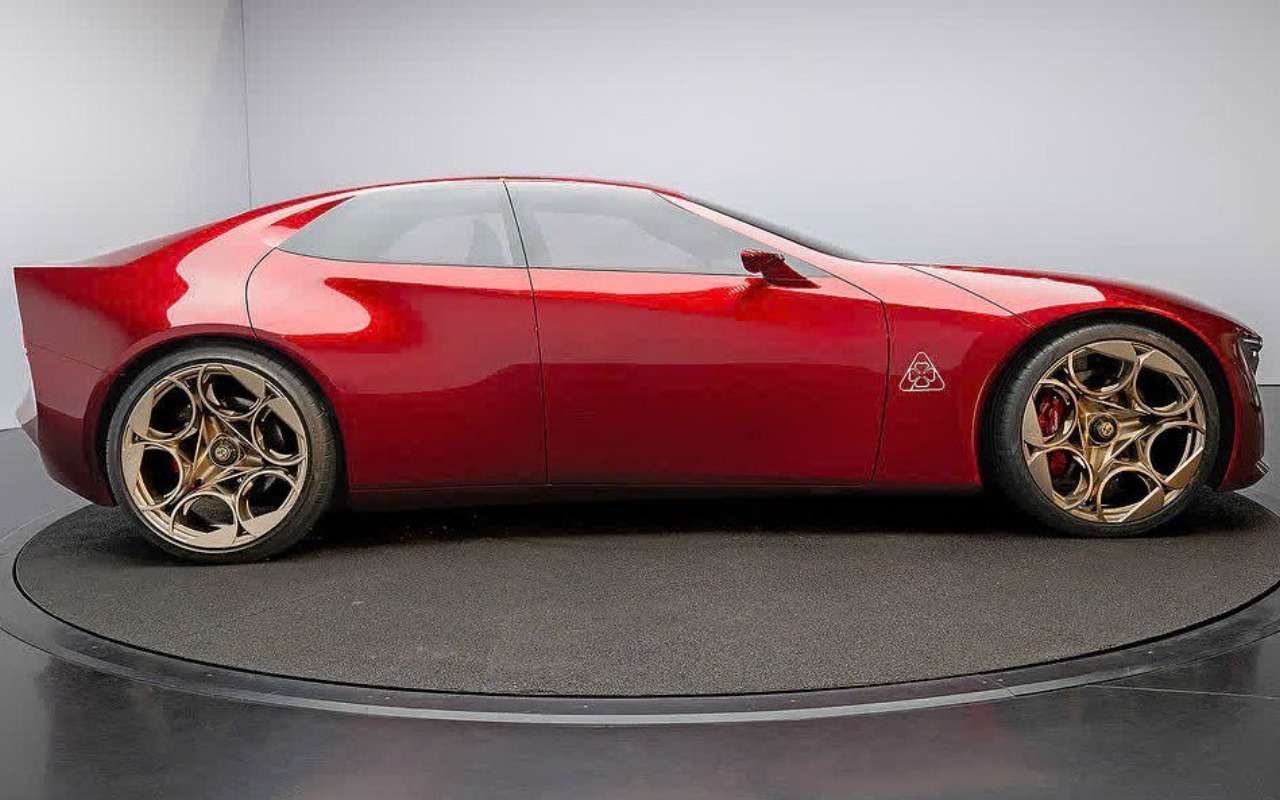 Alfa Romeo представила концепт четырехместного купе Cuorerosso