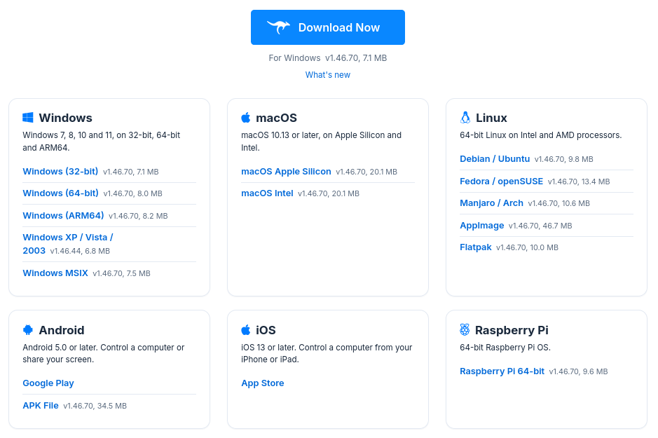 Вышел HopToDesk 1.46.70 — открытое решение для удалённого доступа