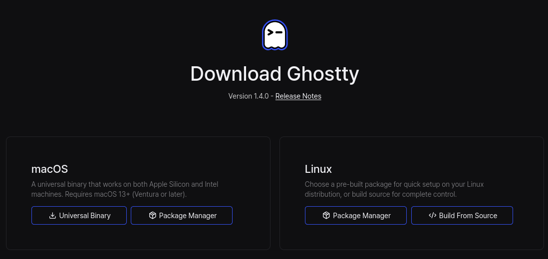 Ghostty 1.4 ускорил обработку текста и сократил расход памяти до 90%