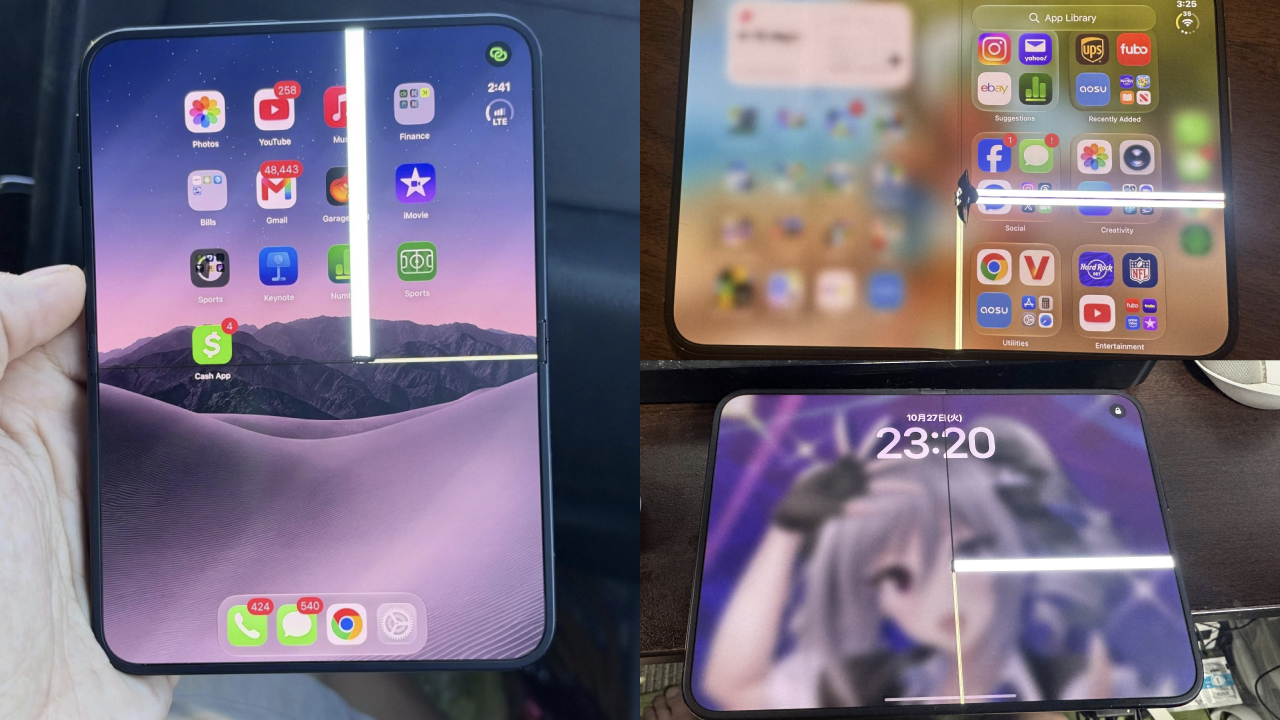 Apple признала дефект внутреннего экрана складного iPhone Duo