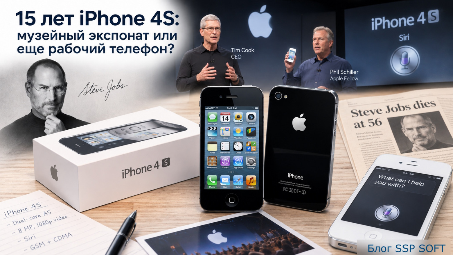 iPhone 4S спустя годы: что умеет последний смартфон эпохи Джобса