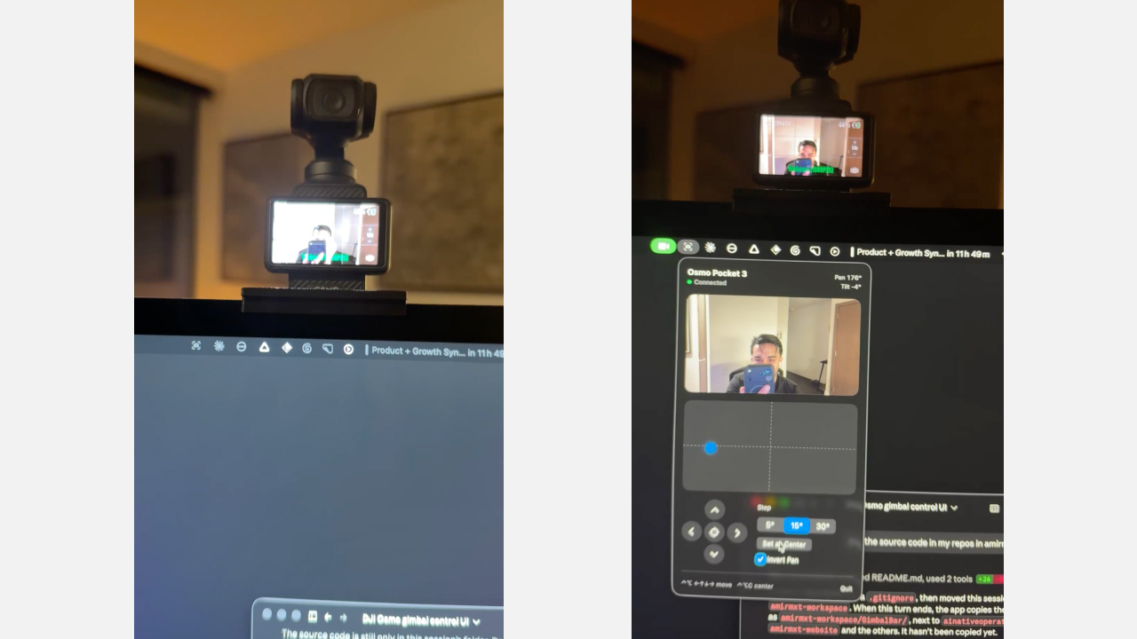 Для DJI Osmo Pocket 3 выпустили утилиту управления подвесом в macOS