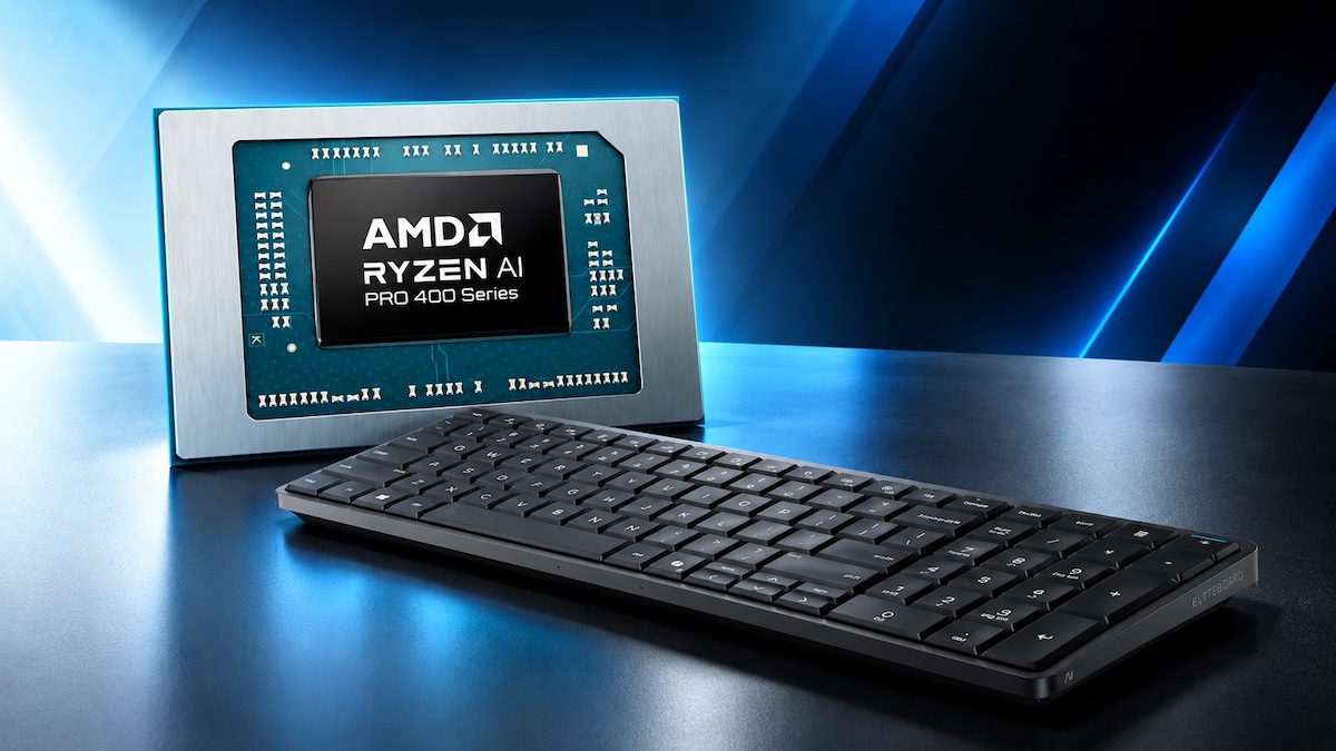 HP представила клавиатуру-компьютер EliteBoard G2a на чипах AMD Zen 5