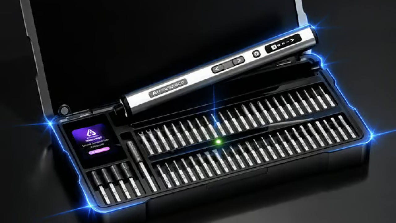 Arrowmax представила отвёртку с камерой и нейросетью для распознавания винтов
