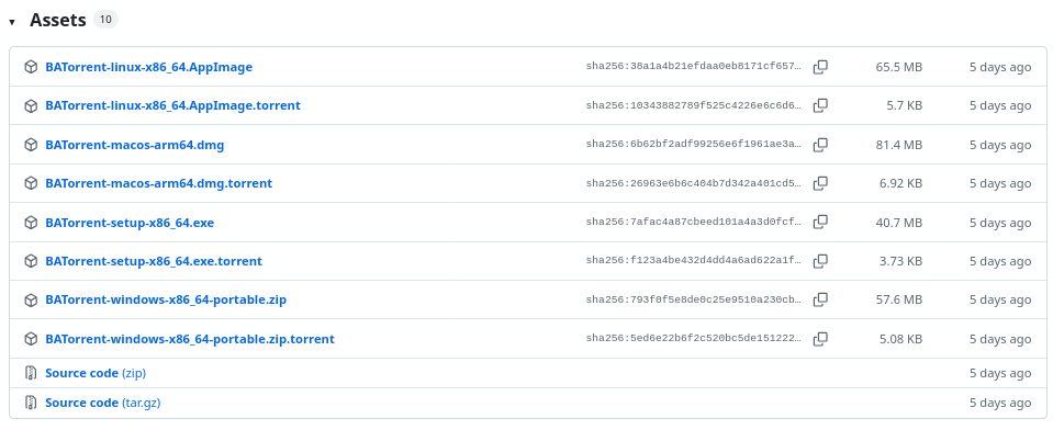 BATorrent 4.9.0 получил улучшения интерфейса, приватности и RSS-загрузок