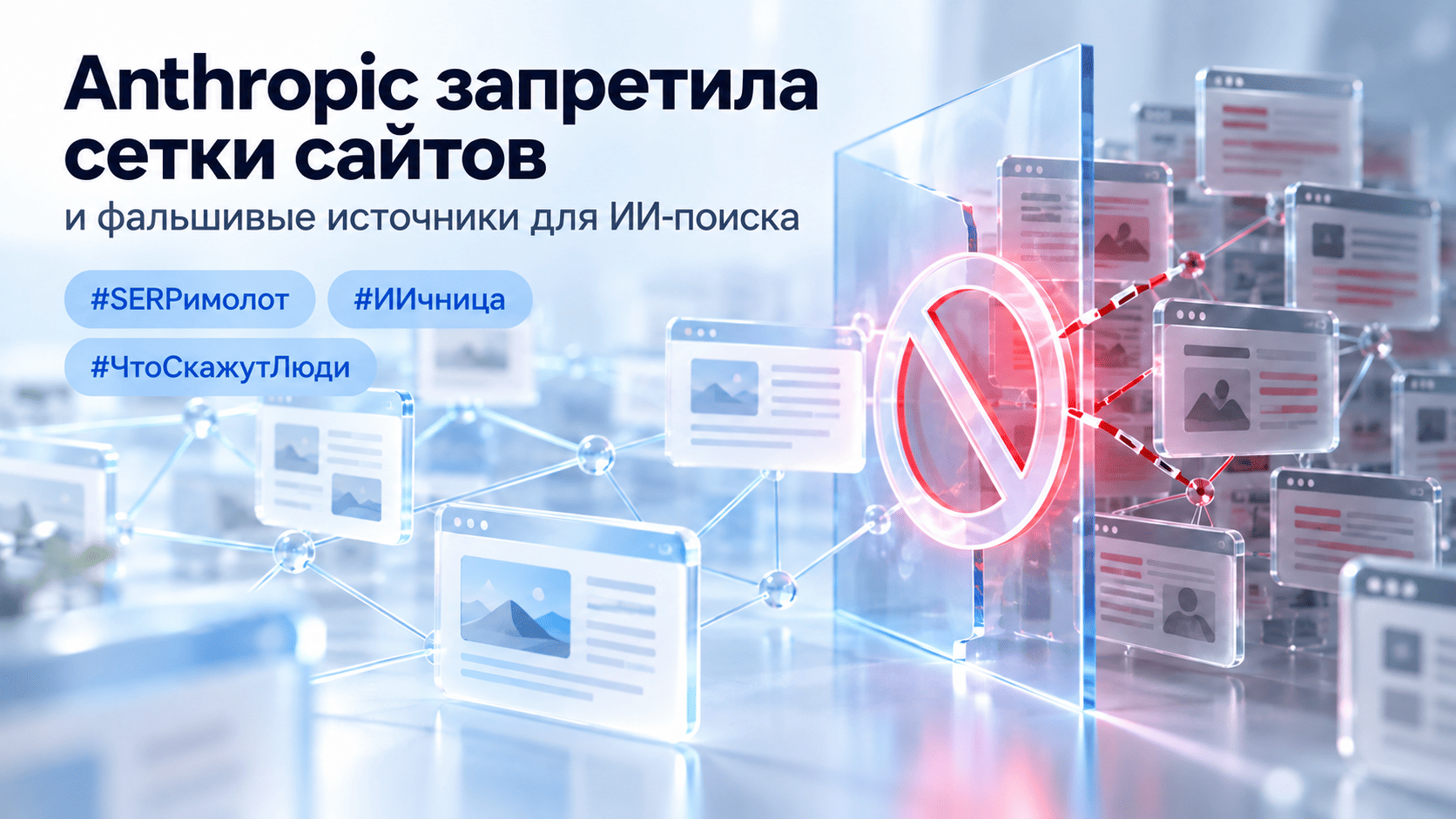 Anthropic запретила использовать Claude для создания сетей псевдонезависимых сайтов
