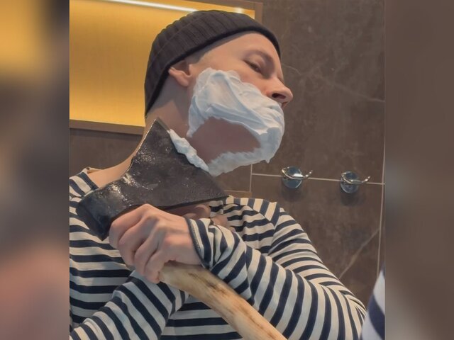 Shaman опубликовал ролик с бритьём топором