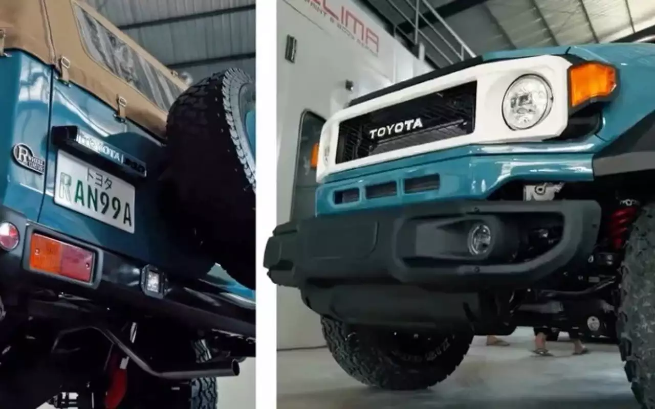 Индонезийский Hilux Rangga превратили в ретро-пикап в стиле Land Cruiser FJ40