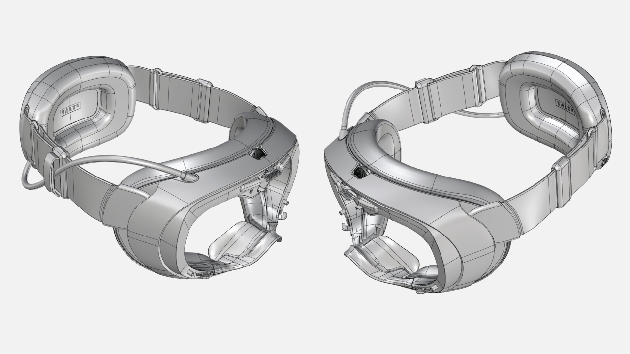 Valve опубликовала CAD-модели VR-гарнитуры Steam Frame