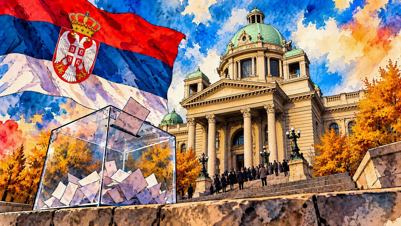 В Сербии на парламентских выборах лидирует коалиция Александра Вучича