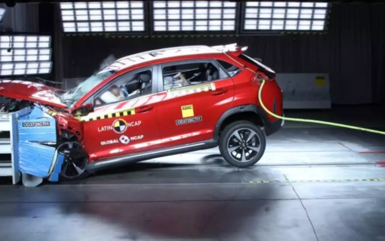 Chery Tiggo 2 Pro получил ноль звезд в краш-тесте Latin NCAP